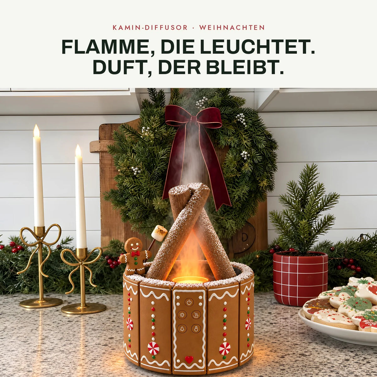Flamme, die leuchtet. Duft, der bleibt.