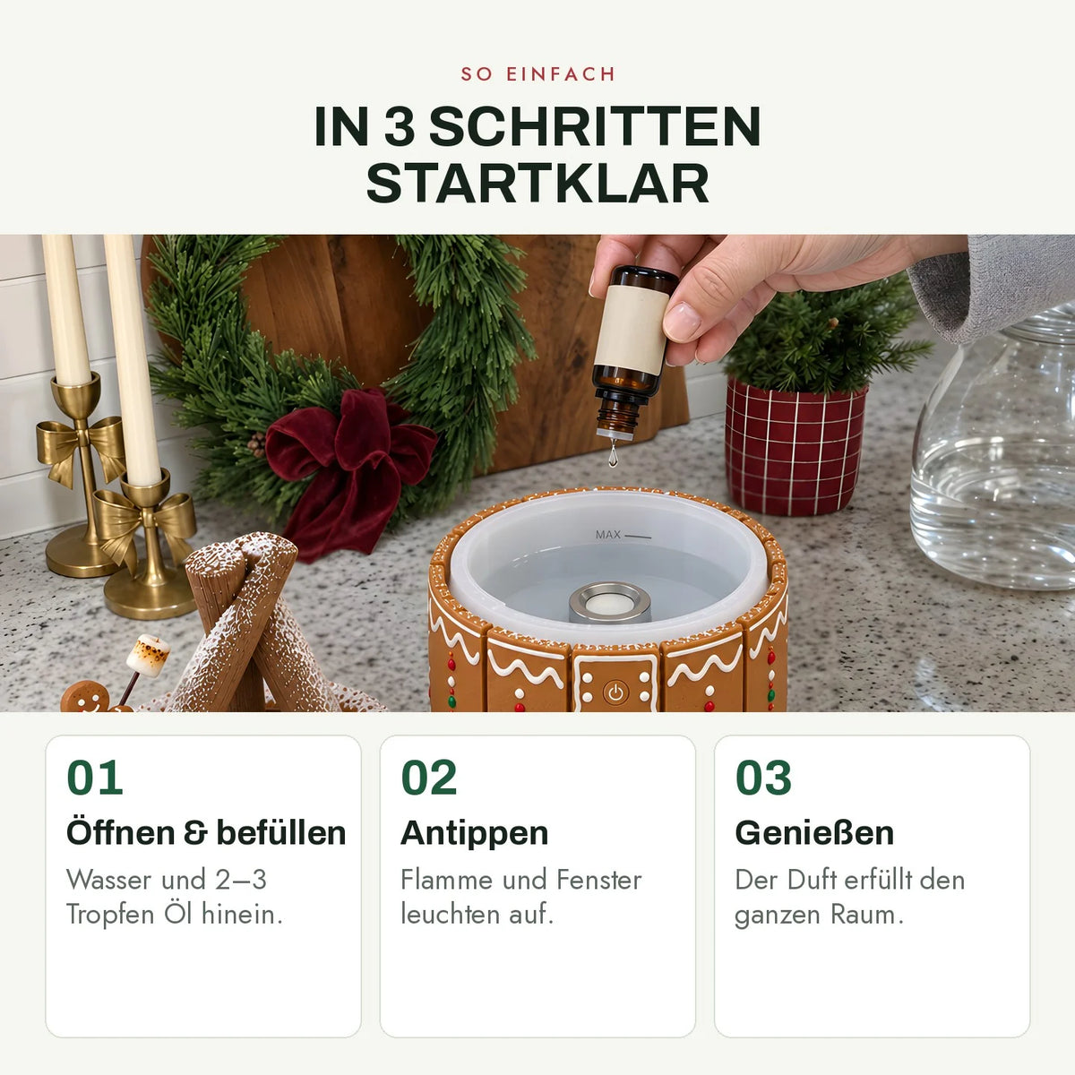 In 3 Schritten startklar